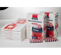 NuClean - Remplacement pour sacs d'aspirateur Henry - Compatible avec Henry, Hetty, NVM-1CH (20 sacs et 20 désodorisants)