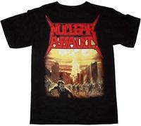 Nuclear Assault Game Over Thrash S.O.D. Anthrax Exodus Mod New Black T-Shirt Manches Courtes(3X-Large)