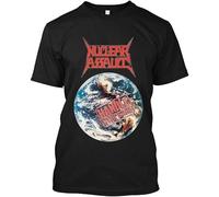Nuclear Assault-Handle with Care- Thrash Metal-Anthrax T Shirt Manches Courtes(XX-Large)