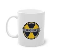 Nuclear Engineer at Work Centrale Nucléaire Opérateur Tasse à café | Tasse à café d'uranium énergétique Blanc (07734B)