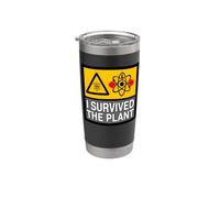 Nuclear Power Plant Worker I Survived The Plant Gobelet isotherme en acier inoxydable double paroi