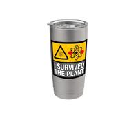 Nuclear Power Plant Worker I Survived The Plant Gobelet isotherme en acier inoxydable double paroi