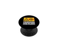 Nuclear Power Plant Worker I Survived The Plant PopSockets PopGrip Adhésif