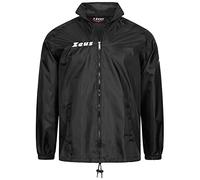 Nucleo Sport Veste Imperméable Anti-Pluie et Anti-Vent Rain Zeus pour Homme, Femme et Enfant, Noir , Taille Unique