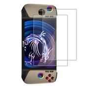 NUCNOK 2 Pièces Verre Trempé pour MSI Claw 8 AI+,HD Film Protection Écran,9H Dureté,Anti-Rayure,sans Bulles,Ultra Clair