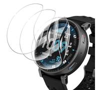 NUCNOK 3 Pièces Protection Écran pour Amazfit Active Max,Doux Hydrogel Protecteur Écran sans Bulles Haute Sensibilité Anti-Rayures Transparent Film Protection avec Outil d’Installation