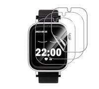 NUCNOK 3 Pièces Protection Écran pour SaveFamily SaveWatch Plus,Doux Hydrogel Protecteur Écran Sans Bulles Haute Sensibilité Anti-Rayures Transparent Film Protection avec Outil d’Installation
