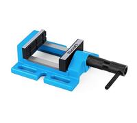 Nucraft Étau pour perceuse Process Cyan avec mâchoires de 85 mm de largeur, en Process Cyan, et fonction de réglage, ouverture maximale de 65 mm