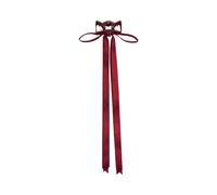 Nœud à cheveux magnétique - Ruban papillon extra long de 40 cm, décoration de tresse magnétique antidérapante, nœud de 6 cm de large avec clip de coiffage intégré, plus durable