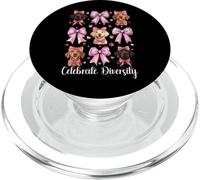 Nœud à Coquette Labrador Dog Lab Girl Celebrate Diversity PopSockets PopGrip pour MagSafe