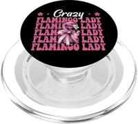 Nœud à Coquette Rose Crazy Flamingo Lady Flamingo pour Fille et Maman PopSockets PopGrip pour MagSafe