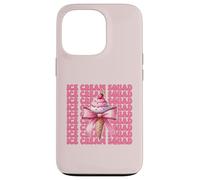 Nœud à Coquette Rose Ice Cream Squad Cone pour Fille et Maman Coque pour iPhone 13 Pro