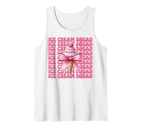 Nœud à Coquette Rose Ice Cream Squad Cone pour Fille et Maman Débardeur