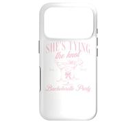Nœud à Coquette She's Tie The Knot 2025 pour Enterrement de Vie de Jeune Fille Coque pour iPhone 17 Pro