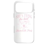 Nœud à Coquette She's Tie The Knot 2025 pour Enterrement de Vie de Jeune Fille Coque pour iPhone 17 Pro Max