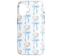 Nœud Bleu de Volley-Ball Coquette Preppy Sport Esthétique Tendance Coque pour iPhone 16