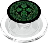 Nœud Celtique Bénédiction Irlandaise Trèfle à 4 Feuilles PopSockets PopGrip pour MagSafe