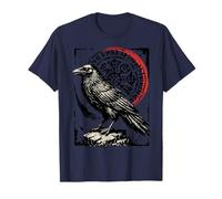 Nœud Celtique de Style Viking Nordique Corbeau T-Shirt