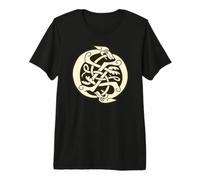 Nœud Celtique Deux Bêtes Zoomorphe Celtique T-Shirt Haut de Gamme