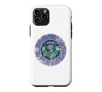 Nœud Celtique écossais imprimé Vieilli pour lumières Coque pour iPhone 11 Pro