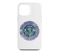Nœud Celtique écossais imprimé Vieilli pour lumières Coque pour iPhone 13 Pro Max