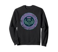 Nœud Celtique écossais imprimé Vieilli pour lumières Sweatshirt