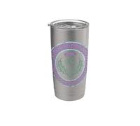 Nœud celtique imprimé chardon écossais vieilli Gobelet isotherme en acier inoxydable double paroi