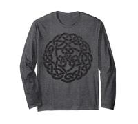 Nœud Celtique Mythologie Valhalla Odin Viking Motif Carbone Manche Longue