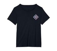 Nœud Celtique triskèle T-Shirt, Femme Grandes Tailles, Noir, 1X