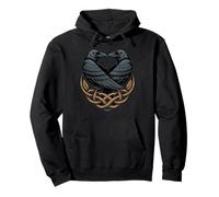 Nœud Classique Odins Raven Valhalla Mythologie Viking Nordique Sweat à Capuche