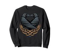 Nœud Classique Odins Raven Valhalla Mythologie Viking Nordique Sweatshirt