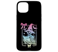 Nœud coquet Squelette Grimoire Sorts Sorcière Pastel Filles Coque pour iPhone 15 Plus