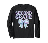 Nœud Coquette 2e année I'm Ready for Second Grade Girl Kids Manche Longue
