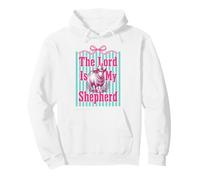 Nœud Coquette en Forme de Mouton avec Inscription « The Lord is My Shepherd » Sweat à Capuche