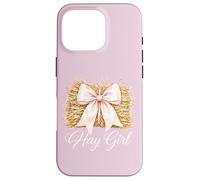 Nœud Coquette Hay Girl Coque pour iPhone 16 Pro