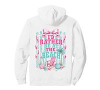 Nœud Coquette I'd Rather Be At The Beach Sweat à Capuche