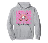 Nœud coquette pour fille de hockey sur gazon I Know I Play Like A Girl Sweat à Capuche
