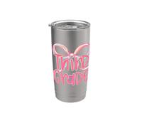 Nœud coquette pour filles de troisième année pour le premier jour d'école Gobelet isotherme en acier inoxydable double paroi