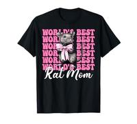 Nœud coquette World's Best Rat Mom Mama Mouse pour la fête des mères T-Shirt