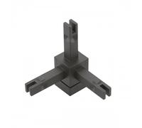 Nœud d'assemblage pour système Cadro - triple 3D réglable noir HETTICH