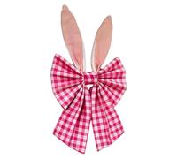 Nœud de Couronne,Ornement Décoratif Avec Oreilles De Lapin | Grands Nœuds de Couronne de Pâques pour Porte d'Entrée - Pour Fête en Intérieur, Soirée de Printemps, Cheminée, Maison, Extérieur,