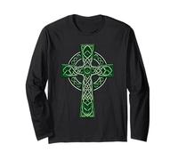 Nœud de Croix Celtique Irlandais Sainte Trinité chrétienne Celte écossais Manche Longue