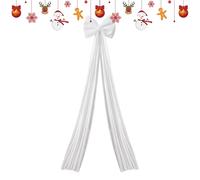 Nœud De De Très Grande Taille | 200 cm Décorations | Énormes Nœuds en Velours Décor pour Sommet du Sapin de - pour Décoration Maison Mur Escalier Cheminée Porche Bureau Fête