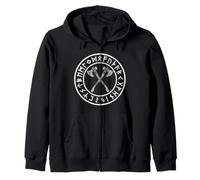 Nœud de Guerrier Nordique Viking Haches croisées Sweat à Capuche