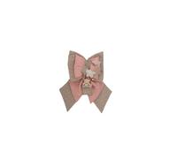 Nœud de naissance Oursons Cœur Rose Personnalisé