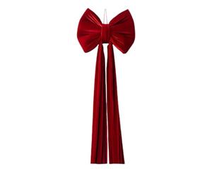 Nœud De Noël - Géant Nœud De Velours pour Sapin De Noël - Décoration pour Mariage Anniversaire Fête Baby Shower Festival Diplôme Décorer D'intérieur