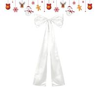 Nœud De Noël - Nœuds d'arbre De Noël, Grands Nœuds De Vacances, Décorations d'arbre, 114,4 X 45,7 Cm, Décorations pour Sommet De, pour Fenêtre Extérieure, Porte Murale, Salon, Porche, Cou