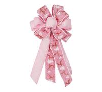 Nœud De Noël, Ornement Guirlande Topper Grand, Rouges pour Sapin De Noël, pour Les Fêtes d'hiver, La Porte D'Entrée, Les Soirées, La Maison, Le Mariage, l'anniversaire Et