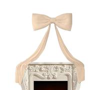 Nœud De Noël - Velours, 70,87 Pouces, Cime D'arbre De Noël, Nœuds Pailletés, Ruban Décoratif | Ornement Festif De Grande Taille, Décoration De Vacances En Tissu Doux Pour Arbre, Couronne, Utilisation