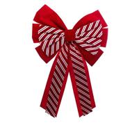 Nœud déco - ATMOSPHERA CRÉATEUR D'INTÉRIEUR - Rayé - 40x60 cm - Rouge & blanc - Garantie 2 ans